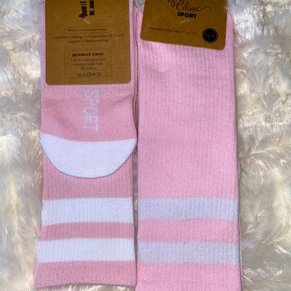 🩷SWEET PINK🩷Compression Knee High Athletic Style Socks 💞 - Picture 12 of 15